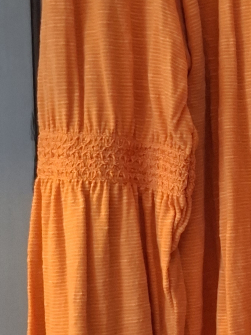 Vintage America Orange Embroidered Peasant Tunic Top - Picture 3 of 5